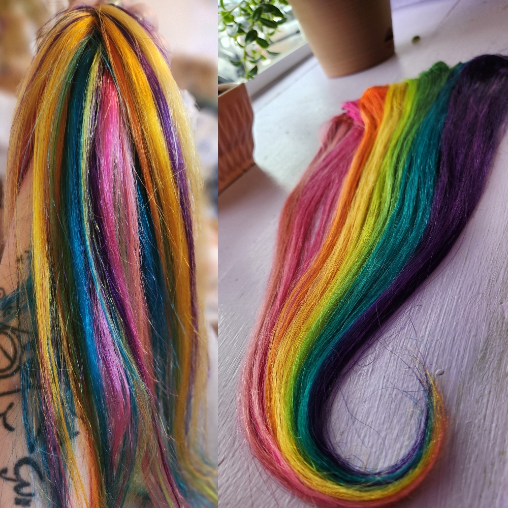 Custom Color Human Hair Extensions