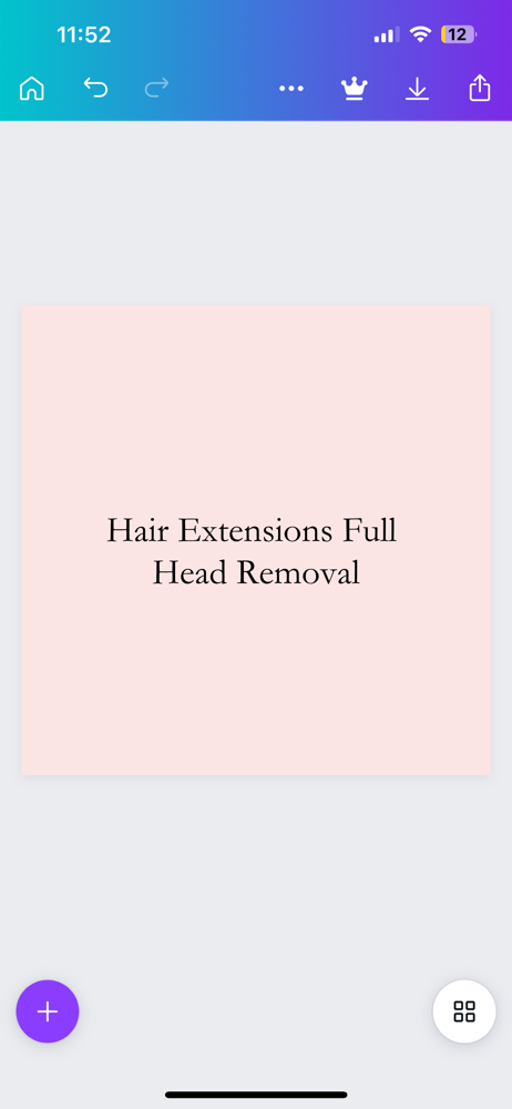 Hair Extension - Full Head Removal