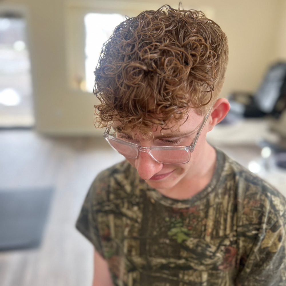 Mens Perm at Hair & Nails By: ChristinaFisher in Walkerton, IN