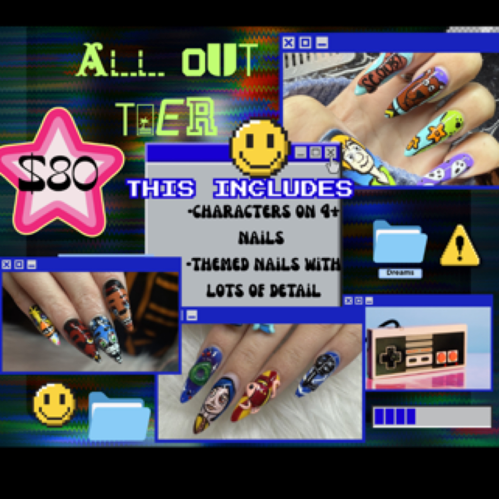 ALL OUT NAIL ART TIER at briana_nailed_it in Greenville, OH