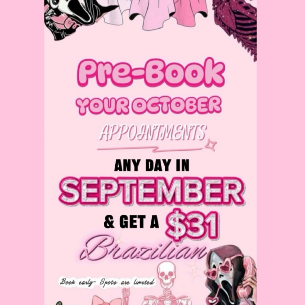 Brazilian Halloween Sale at Liv Beautiful Esthetics in CA, CA