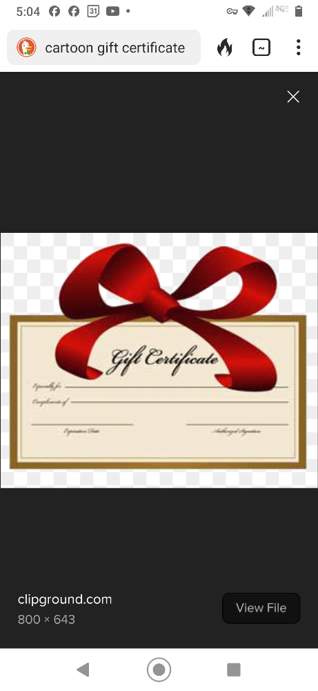 Gift Certificates