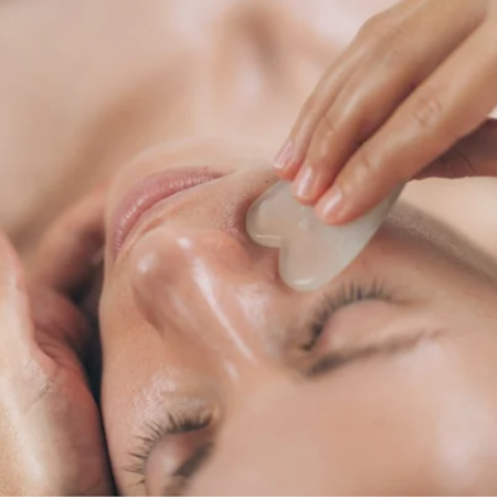 Gua Sha Lymphatic Facial at Frilly Face Skincare Studio in Santa Cruz, CA