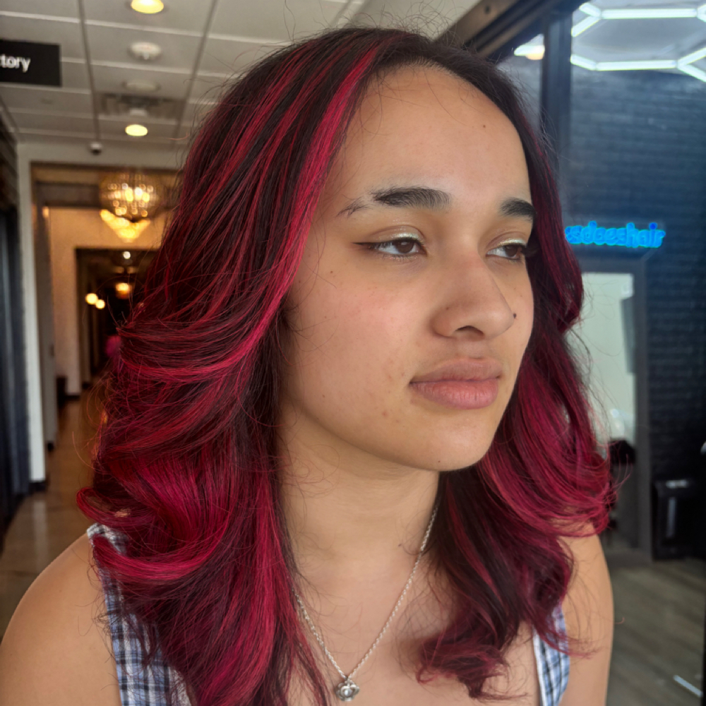 Color, Haircut and Thermal Press at Salon Anaj and Botanicals in Webster, TX