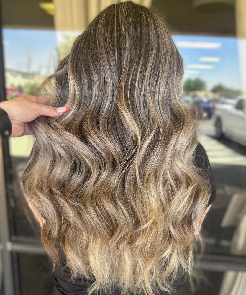 Partial Balayage at Angie’s Aesthetics in Midland, TX