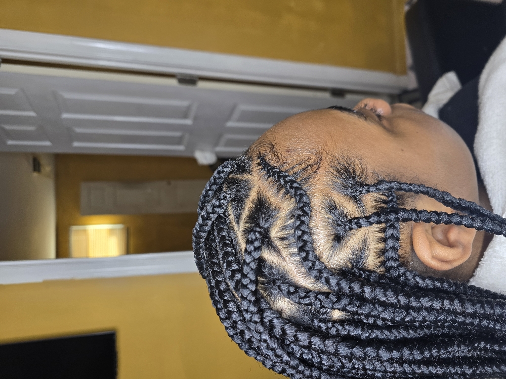 Fulani Braids at Braids By Veronica in Lanham, MD