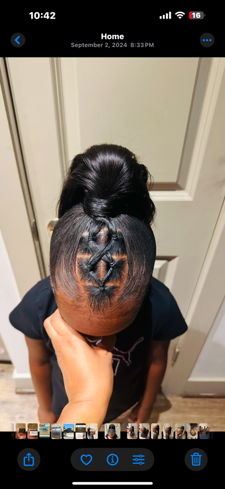 Styled Ponytail