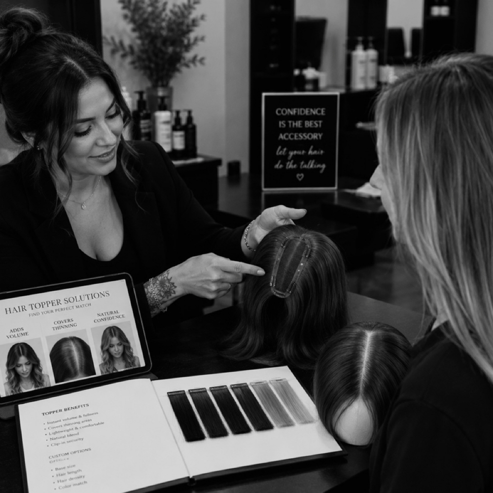 Microlines / Topper Consultation at Salon 66 in Murphys, CA