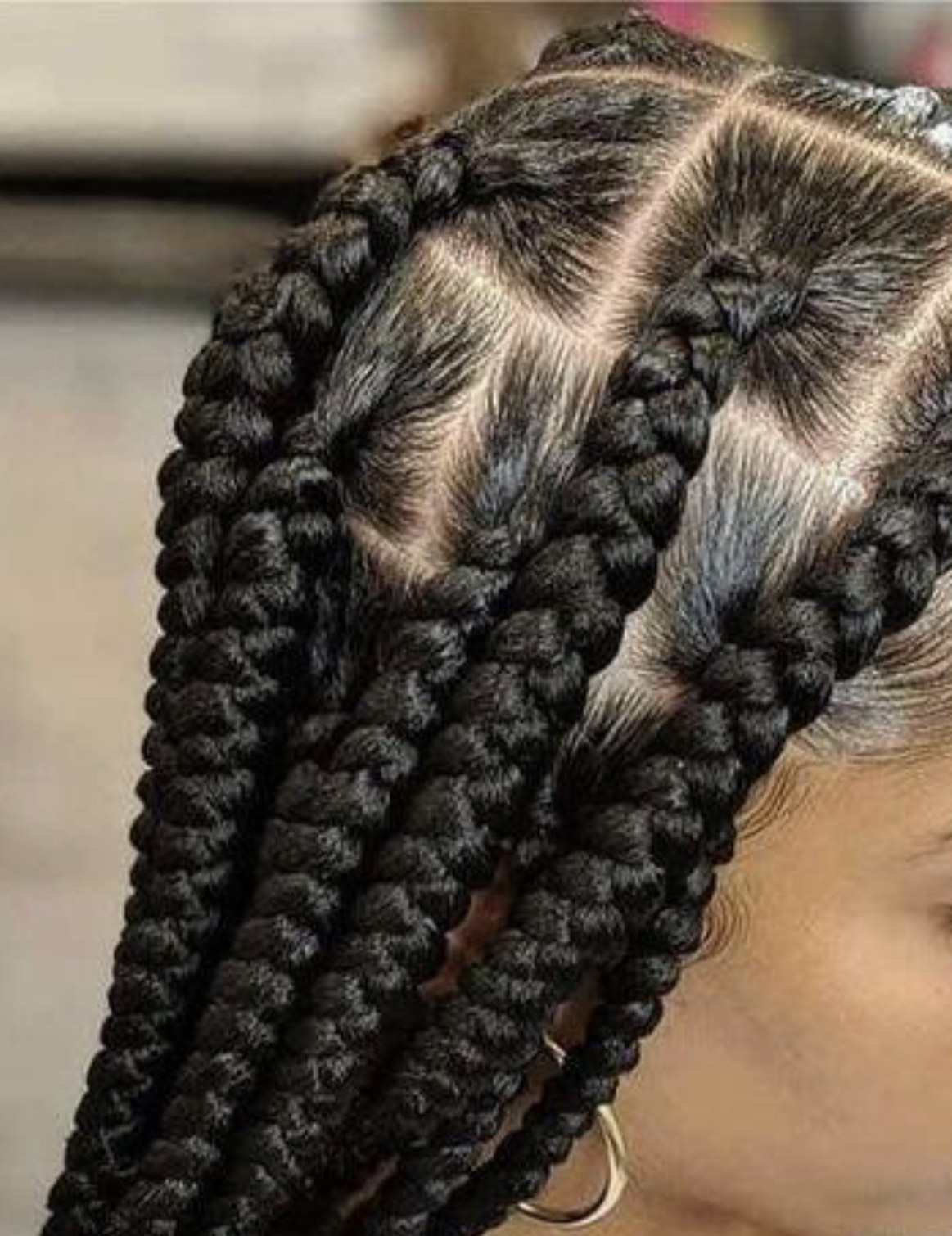 Jumbo Knotless Box Braids