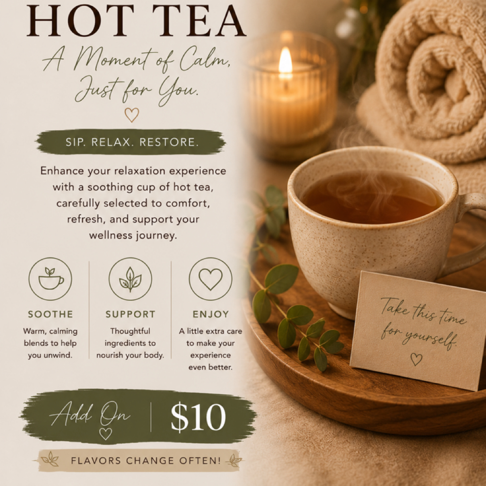 Hot Tea at Kalm & Glow in Fortmill, SC