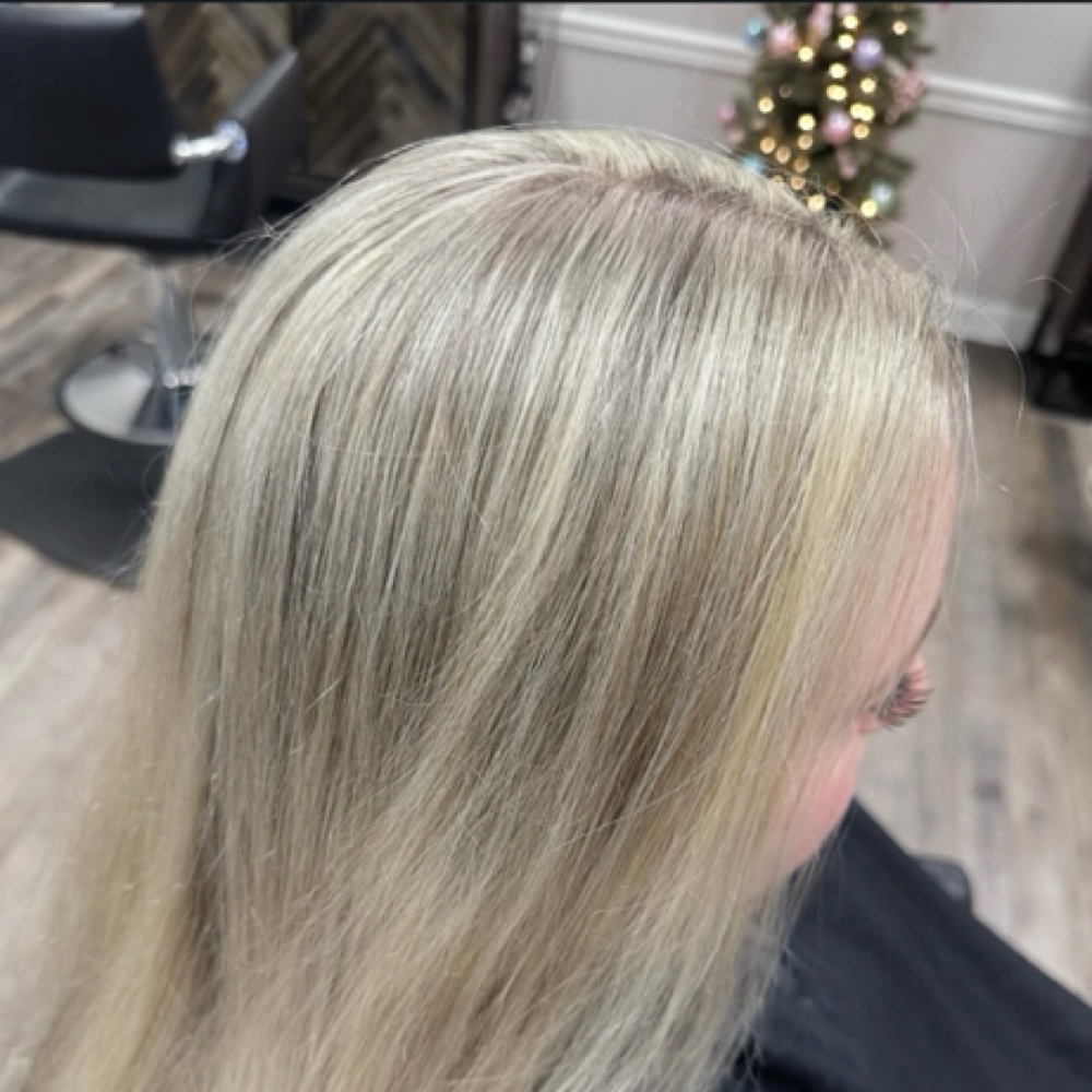 Blonde Retouch at Foiled By Destiny in Lenoir, NC