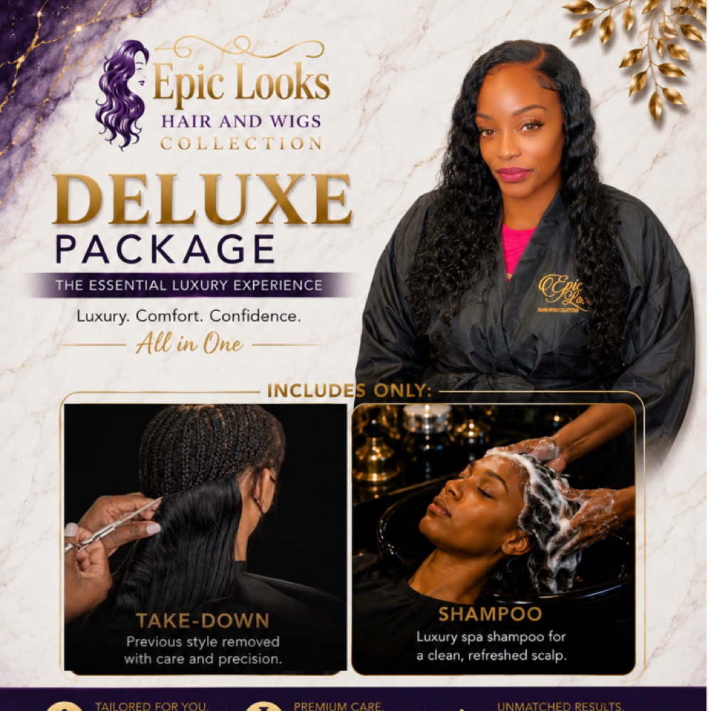 Deluxe Premium Weave with Custom St at Epic Looks Hair And Wigs Collection in Coral Springs, FL