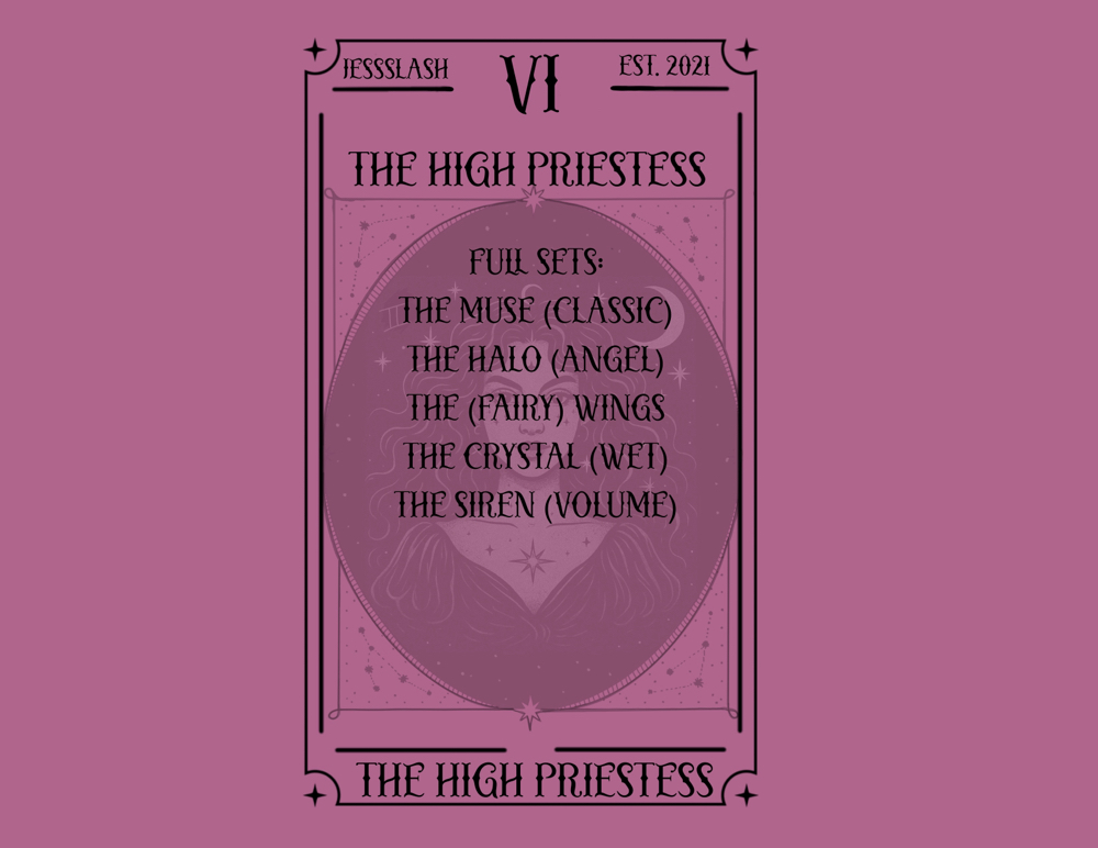 The High Priestess - Lash Full Set