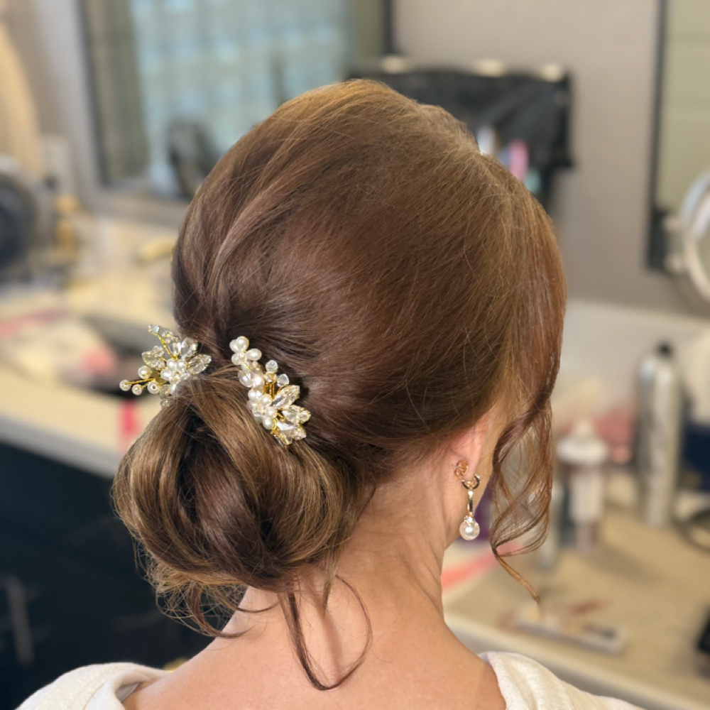 Updo styling at MAD Beauty Hair & Makeup, LLC in Mesa, AZ