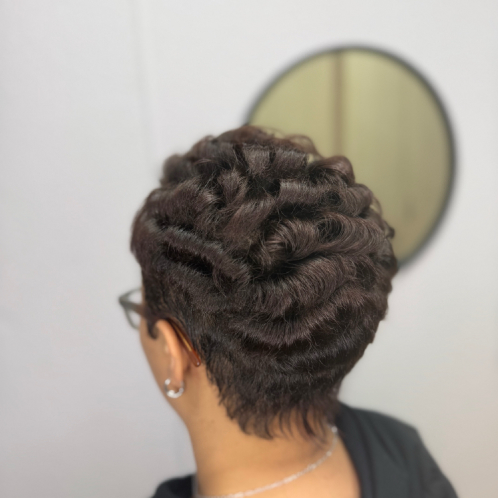 Short Sissor Haircut Style at G Stylez Salon in Madison, WI