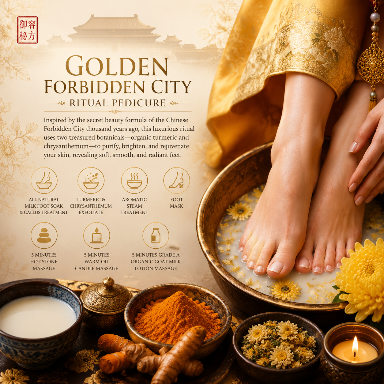 Forbidden City Ritual Pedicure at Lily The Chic in Las Vegas, NV
