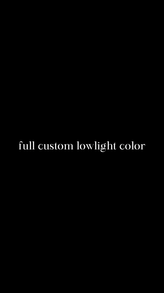 Full Lowlight Custom Color