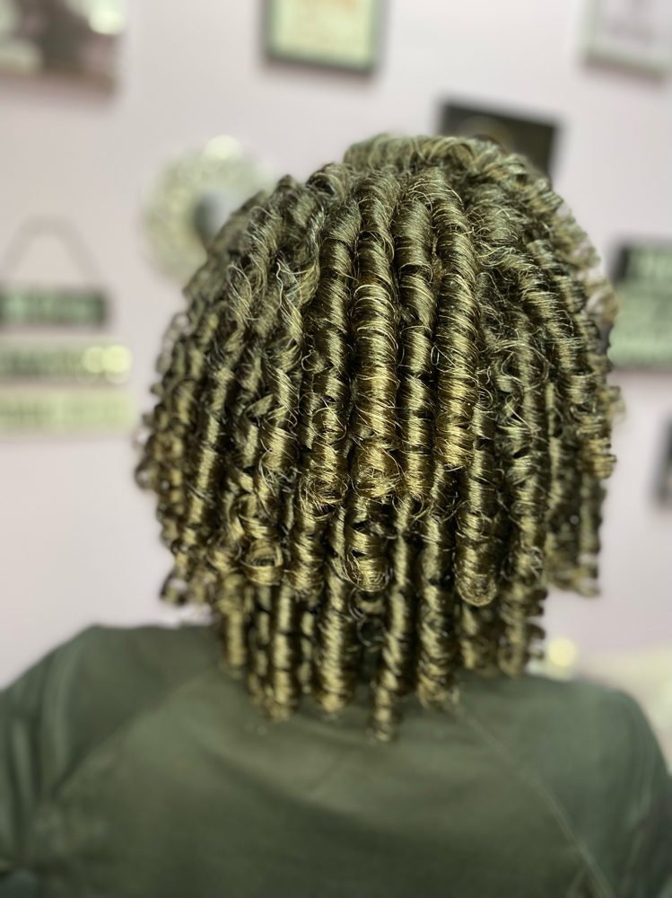 Natural Hair Rod Set (long hair)