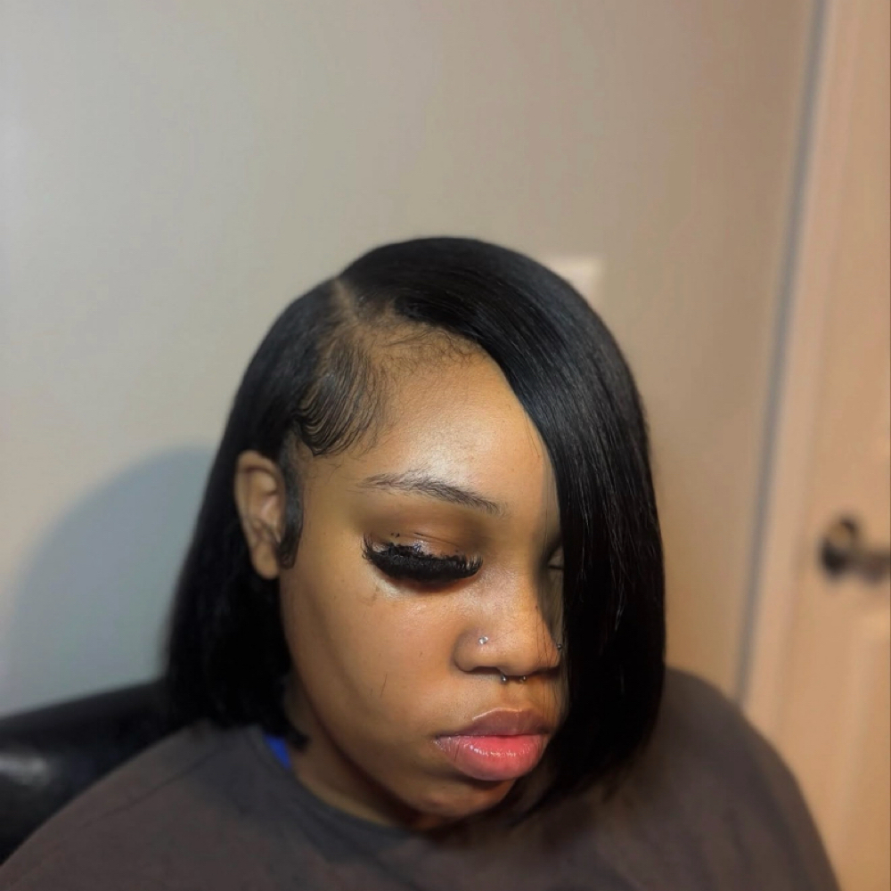 Side Part Quick Weave 🌹 at K Luxe Hair