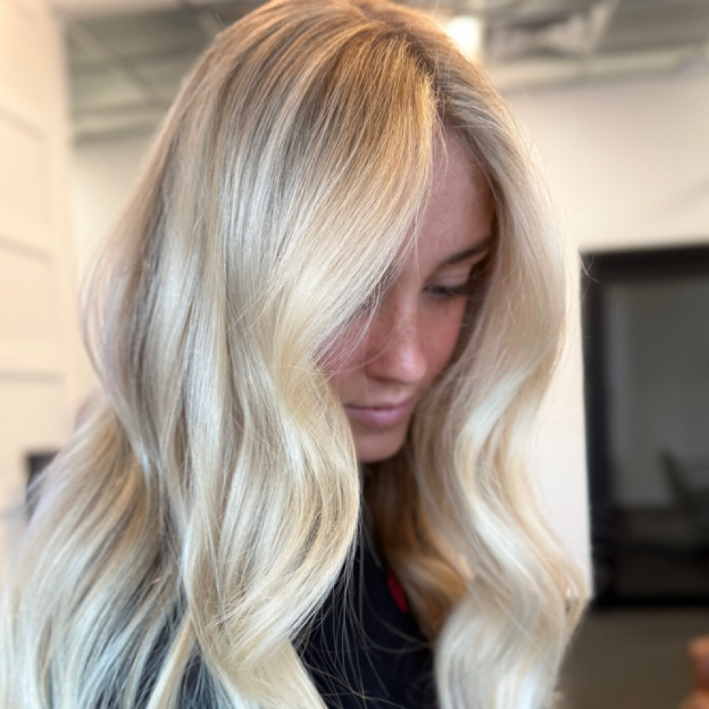 Partial Custom Foil, Toner, Haircut at Antheahairstudio in Newtown, PA