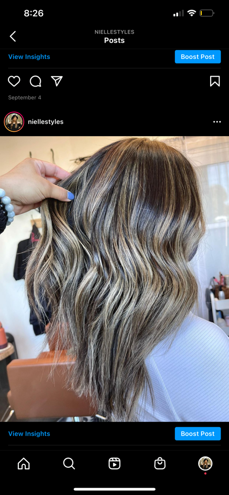 PARTIAL BALAYAGE HIGHLIGHTS