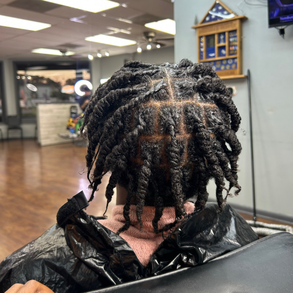 Men 2 Strand Twist at Z.TheHairScientist in Jacksonville, FL
