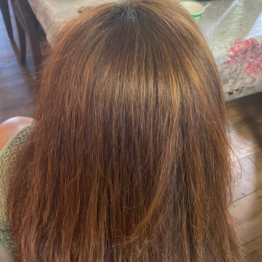Root touch-up service at Perfectly Petty Hair in Colorado Springs, CO