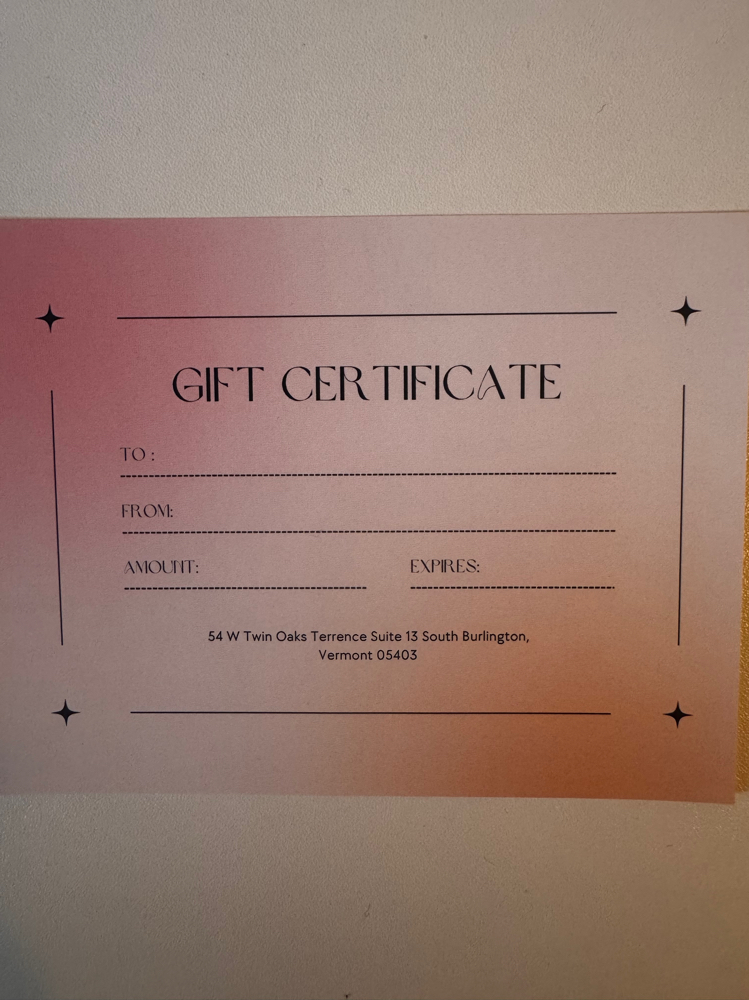 Eden Gift Certificate $200