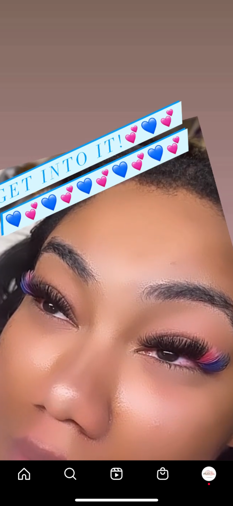 Add On Color Lashes