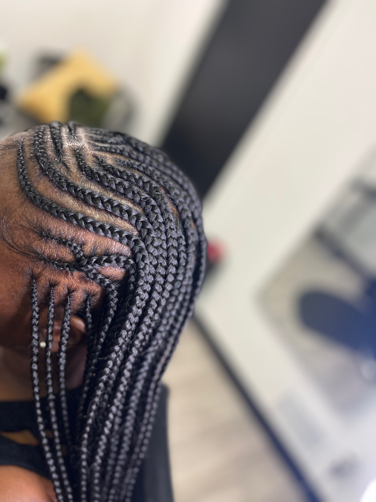 Knotless Singles+ Top Design Braids