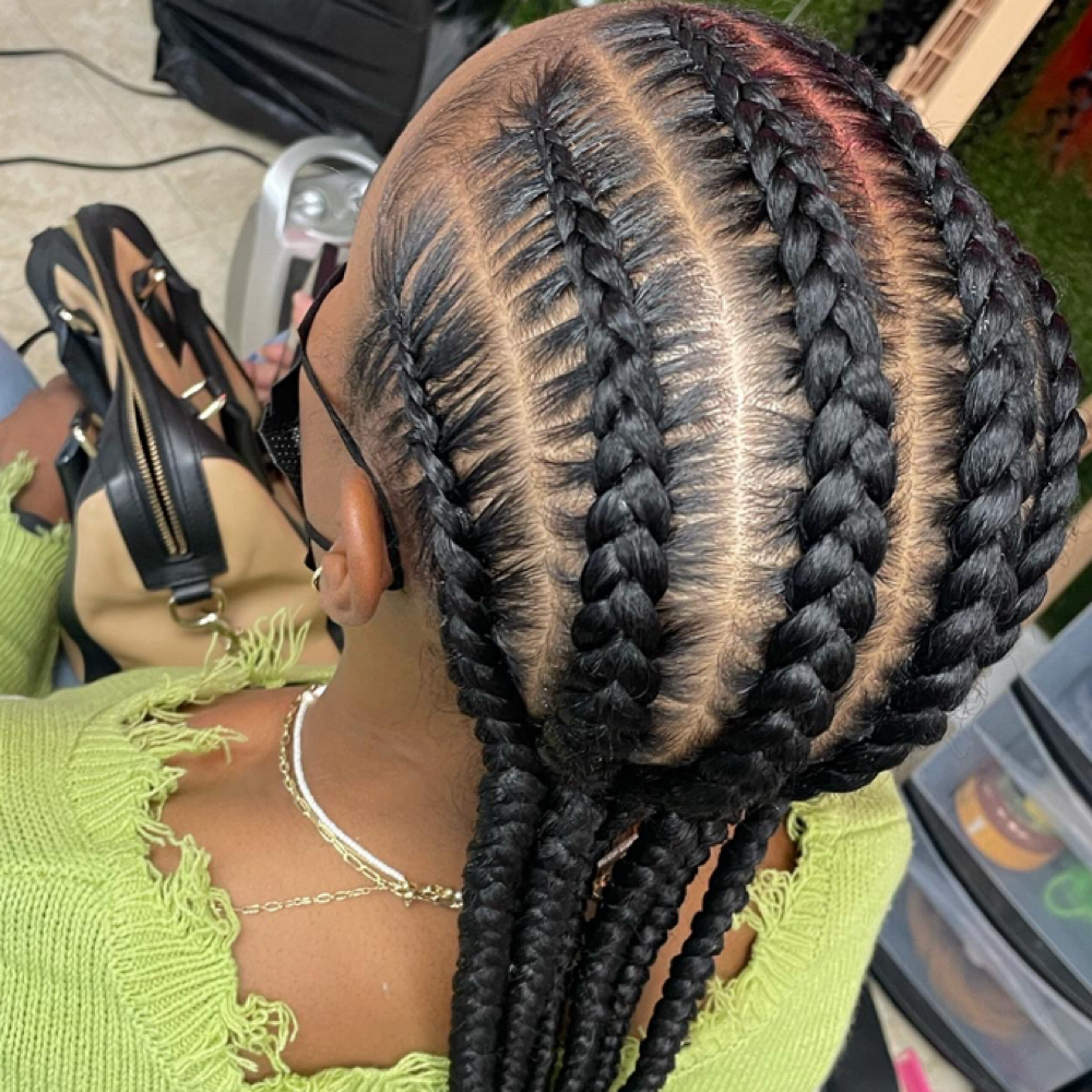 4-6 Feed In Braids