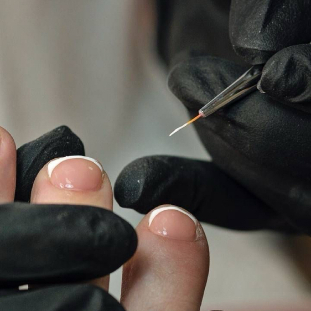 French Toe Nails at Her. Studio and Co in East Liverpool, OH
