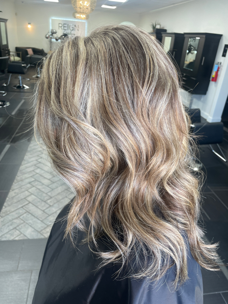 Partial Highlight And Haircut
