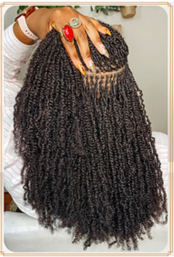 Starter Belle Microlocs W/ Braids