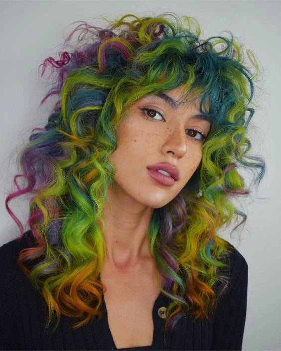 Curl Enhancing Color Placement