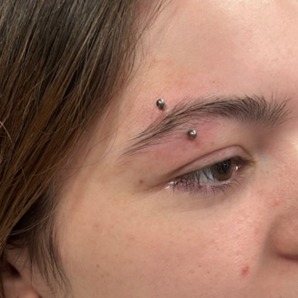 Eyebrow at Pretty & Pierced in Arlington, WA