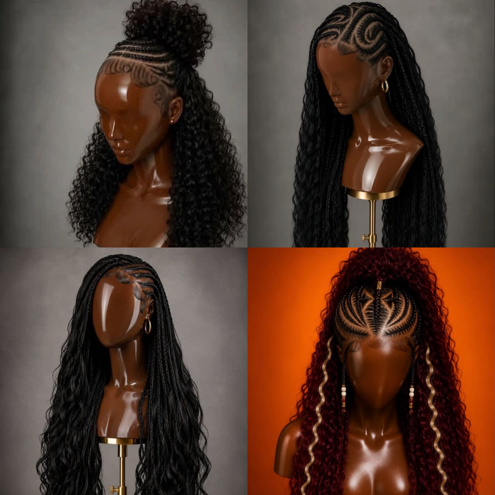 Freestyle Front Cornrows+ QW at Impeccable Beauty in Clarksville, TN