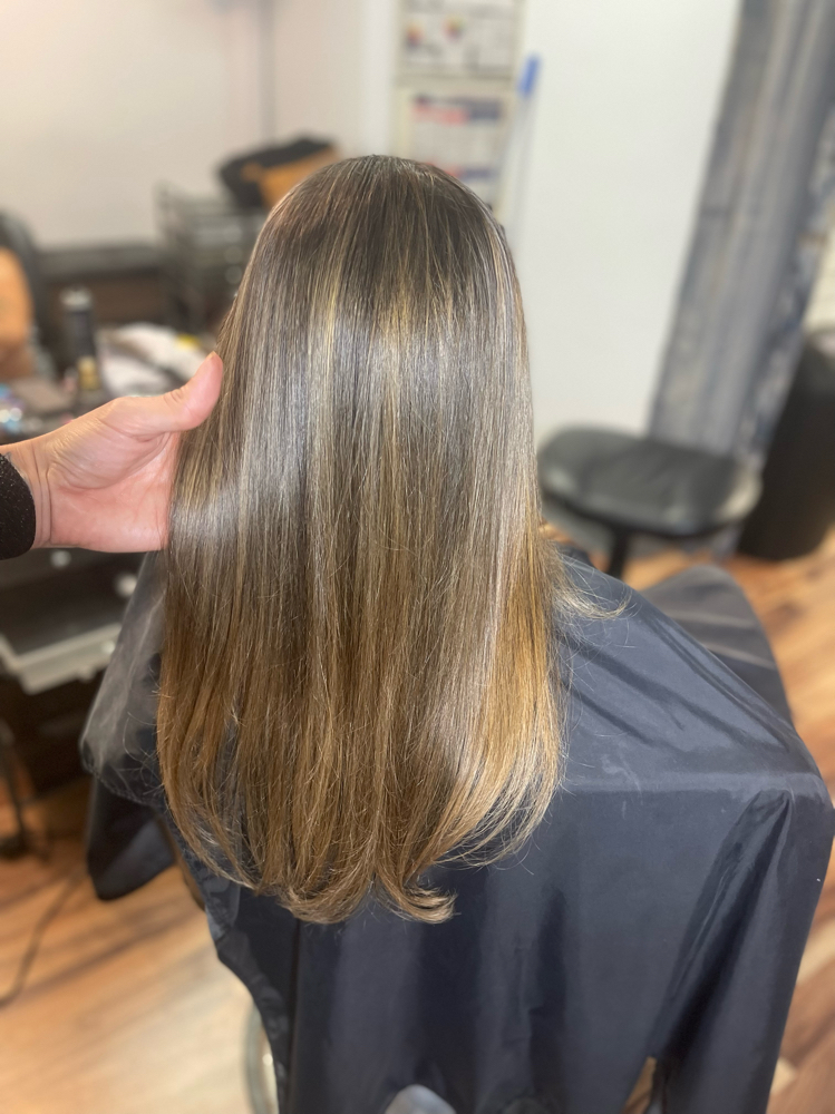 Wash Blow Dry & Straighten