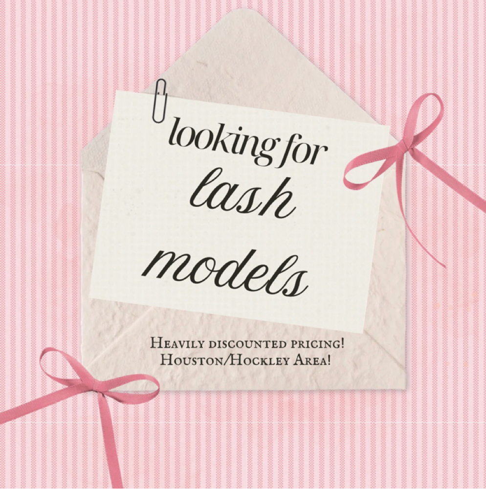 Lash Content Model at Hunnyy Lashes in Hockley, TX