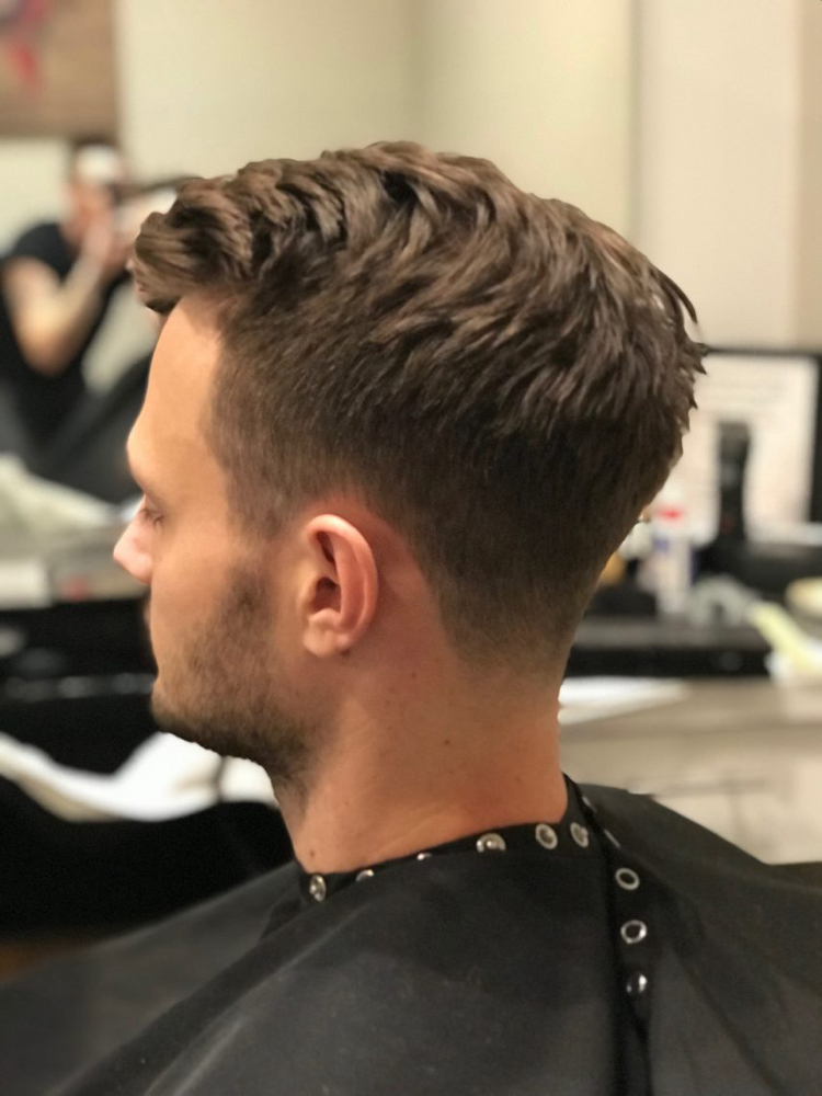 Mens Cut Without Beard Trim