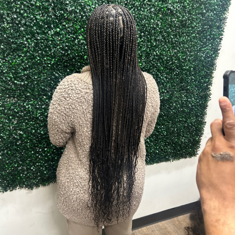 Waist Length Knotless