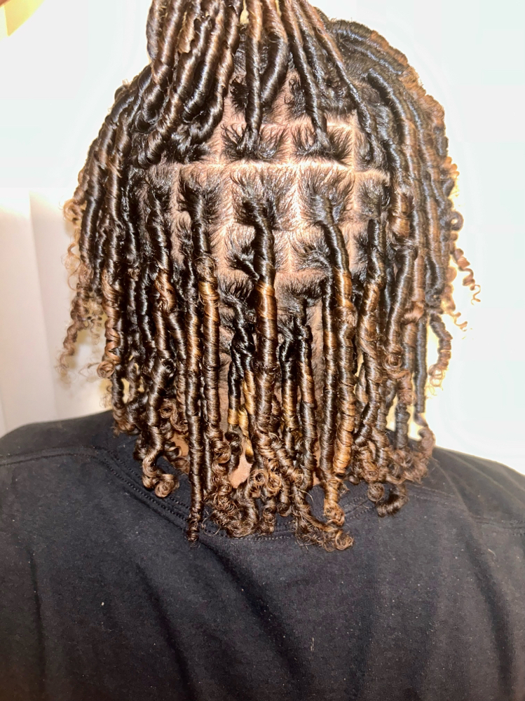 Starterlocs (neck/shoulder) at Loc’d By Deez Handz in North Little Rock, AR