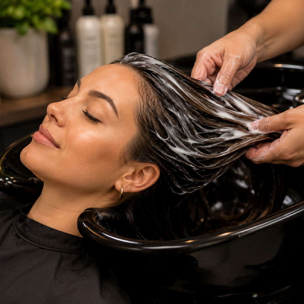 Deep Condition Treatment at Fades and Flow by Nicole LLC in Mount pleasant, WI