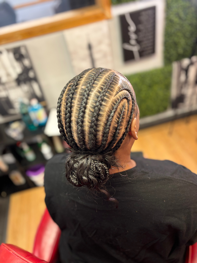 Cornrows With Hair