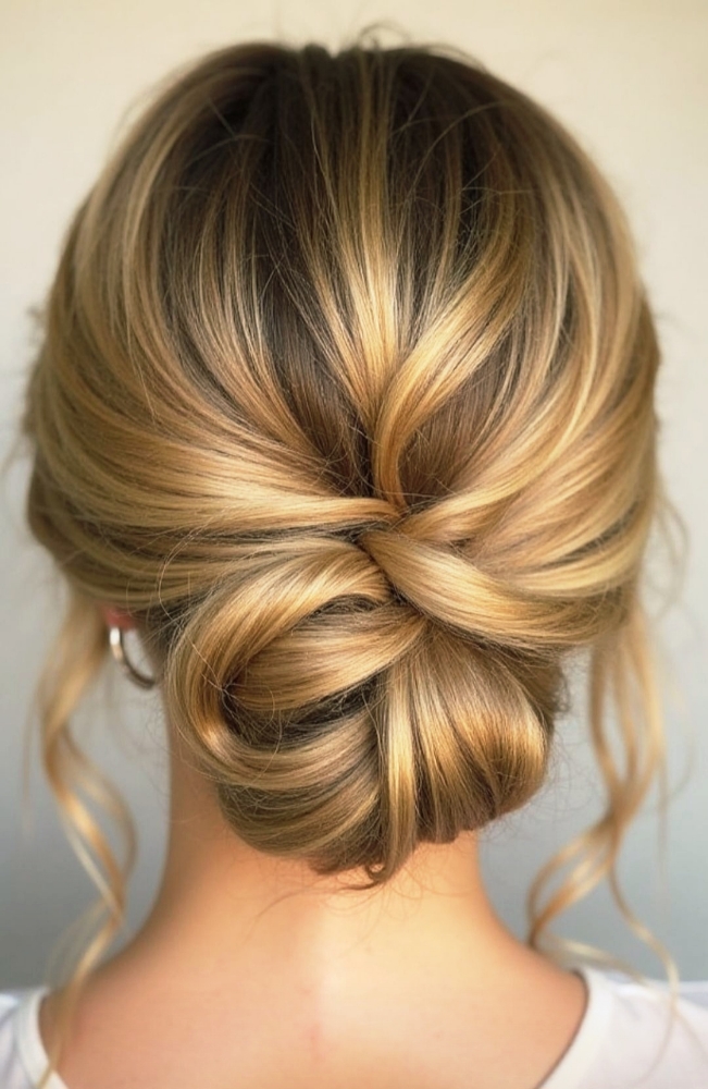 Updo at HaskgalHairDesigns at 49 Mussey Rd Scarborough Maine in Scarborough, ME