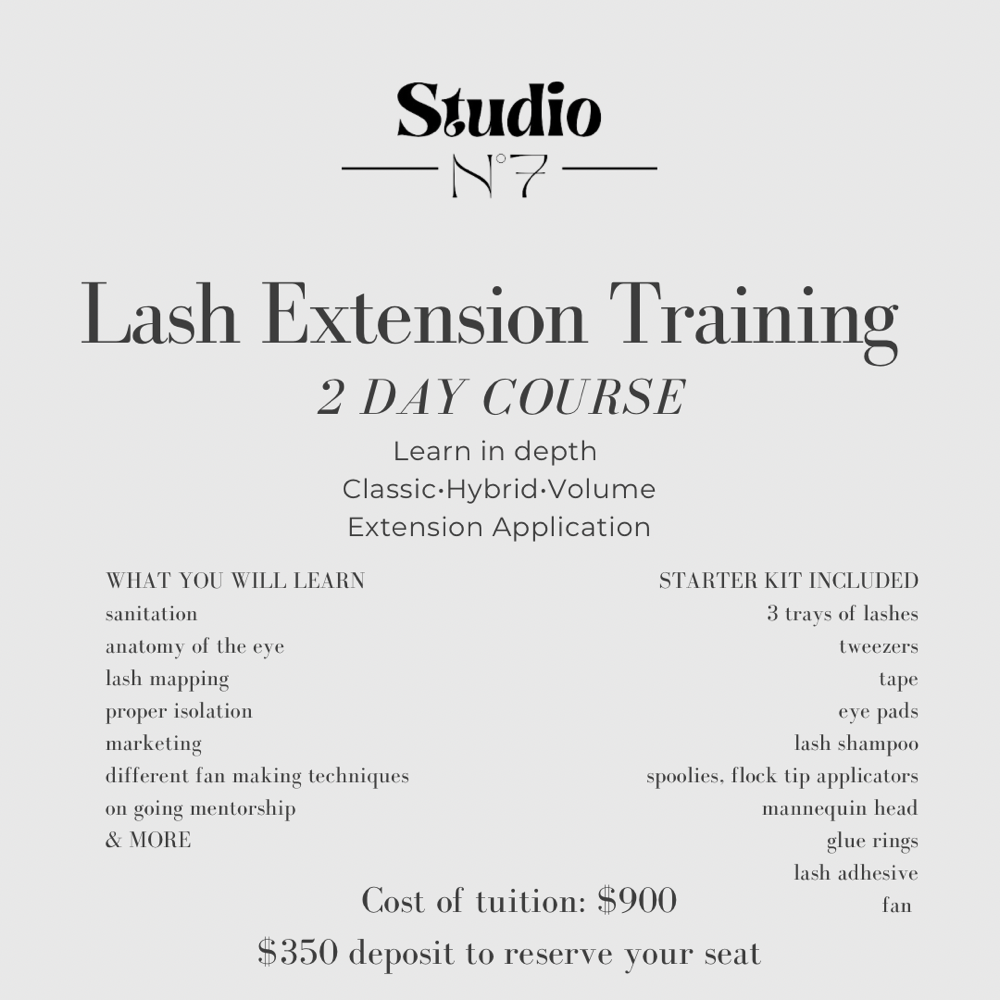 Lash Extension Training