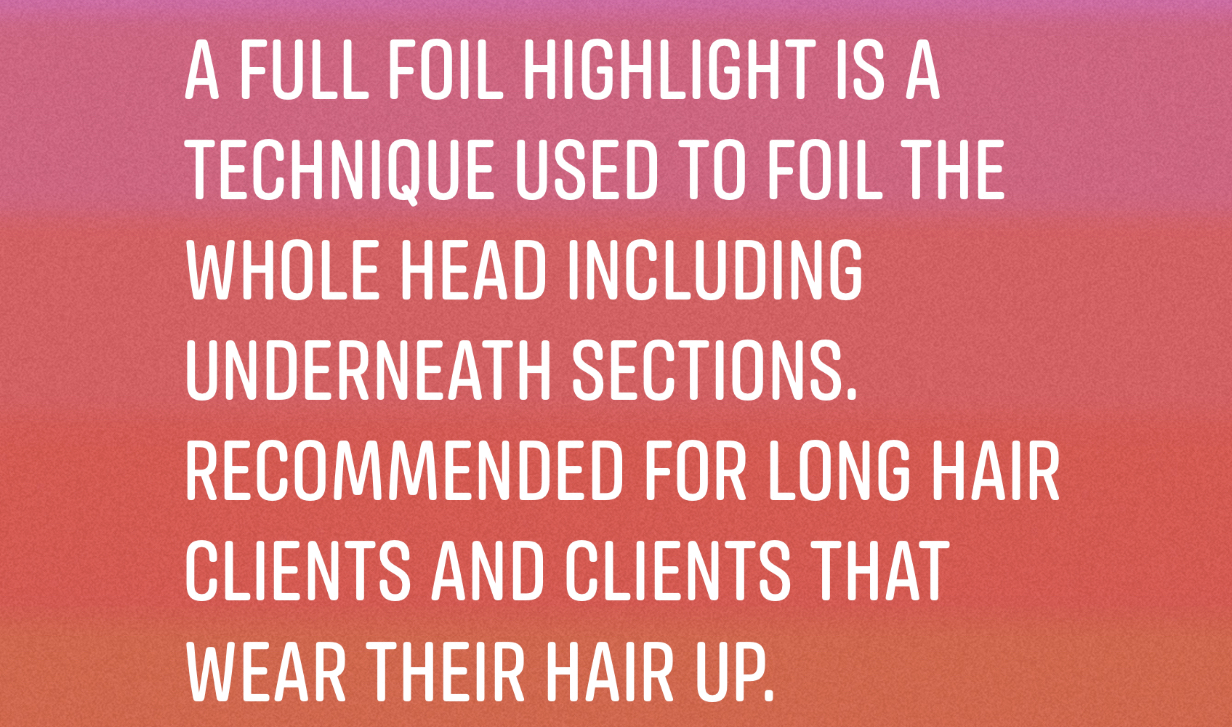 Full Highlight at DYENAMIC HAIR STUDIO in Fresno, CA