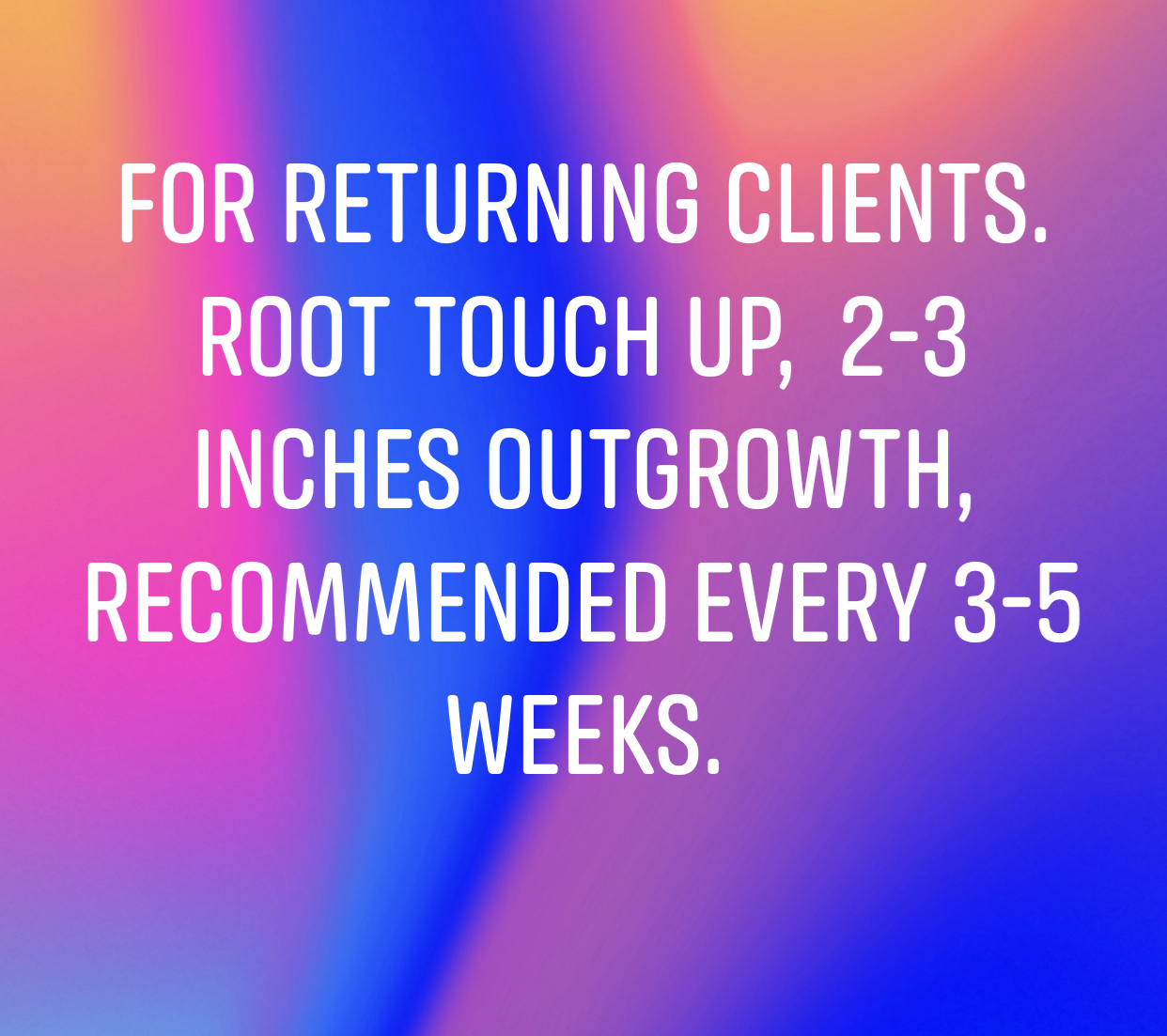 Root Touch Up (Color Only) at DYENAMIC HAIR STUDIO in Fresno, CA