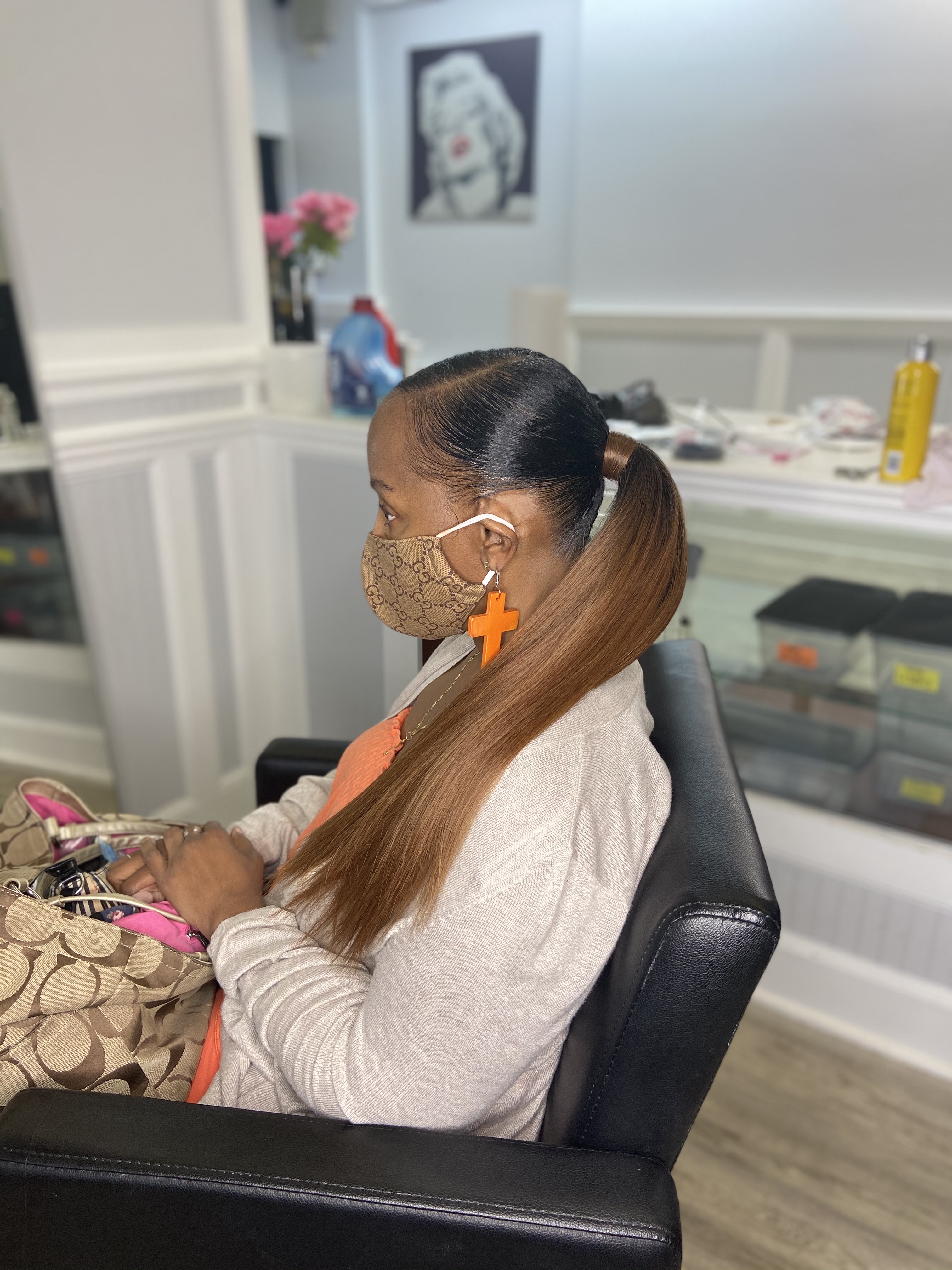 Invisible Ponytail at Rosegold Beauty in Brockton, MA