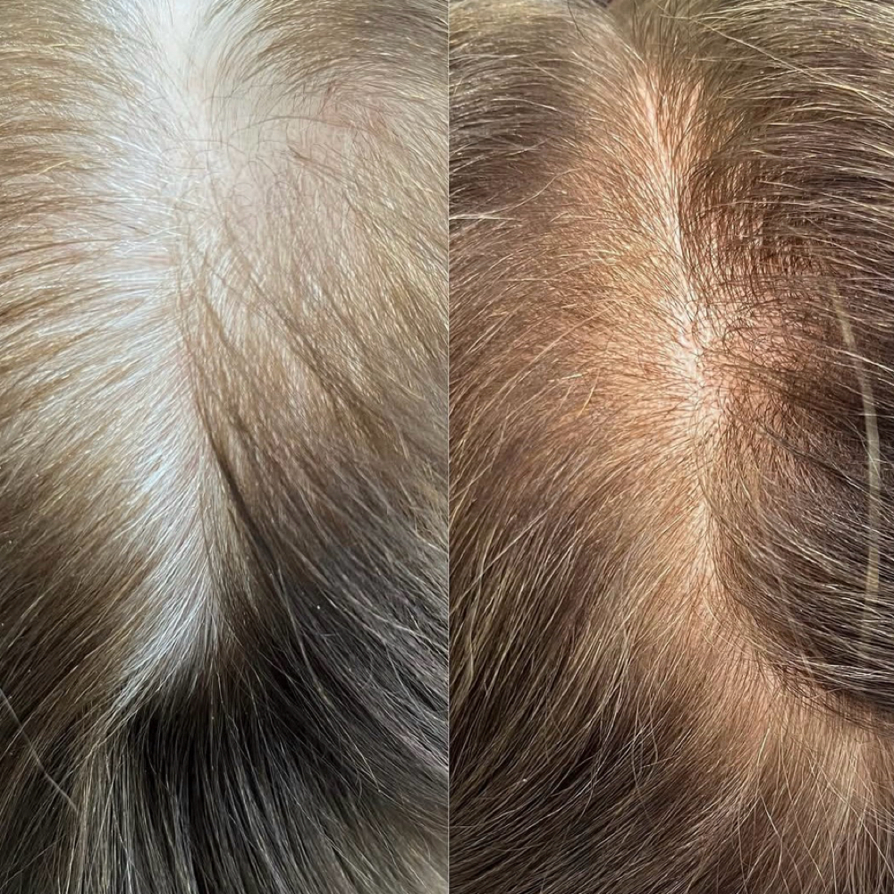 Color Retouch at Paint It Black Hair Studio in Riverview, FL